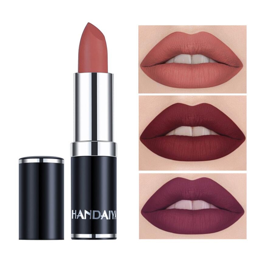 4Pcs Velvet Matte Lipstick Makeup12 Colors Nude Long Lasting Pigment LipsStick Cosmetic Lip Rouge
