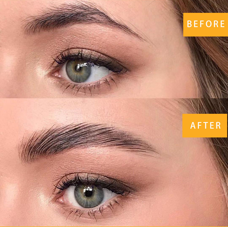 3D Feathery Brows Setting Gel Waterproof Soap Brow Makeup Kit Lasting Eyebrow Gel Women Eyebrow Tint
