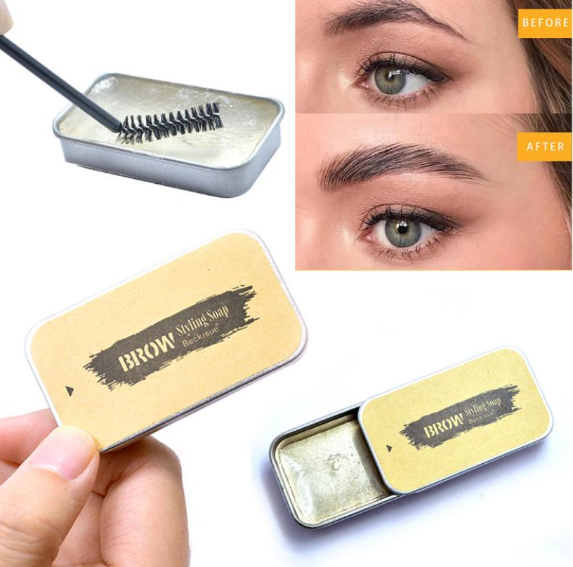 3D Feathery Brows Setting Gel Waterproof Soap Brow Makeup Kit Lasting Eyebrow Gel Women Eyebrow Tint