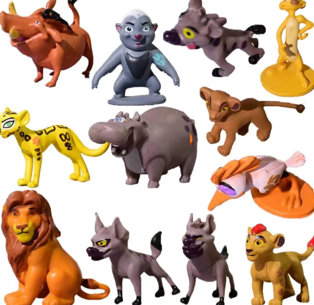 12Pcs/set Cartoon The Lion King Simba Action Figures Beshte Figurines Doll Kids Toys Children Toys