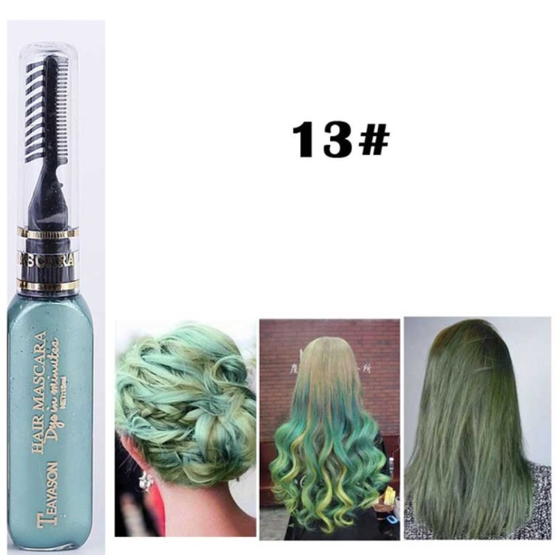 One-off Hair Color Dye Temporary Non-toxic DIY Hair Color Mascara Washable One-time Hair Dye Crayons
