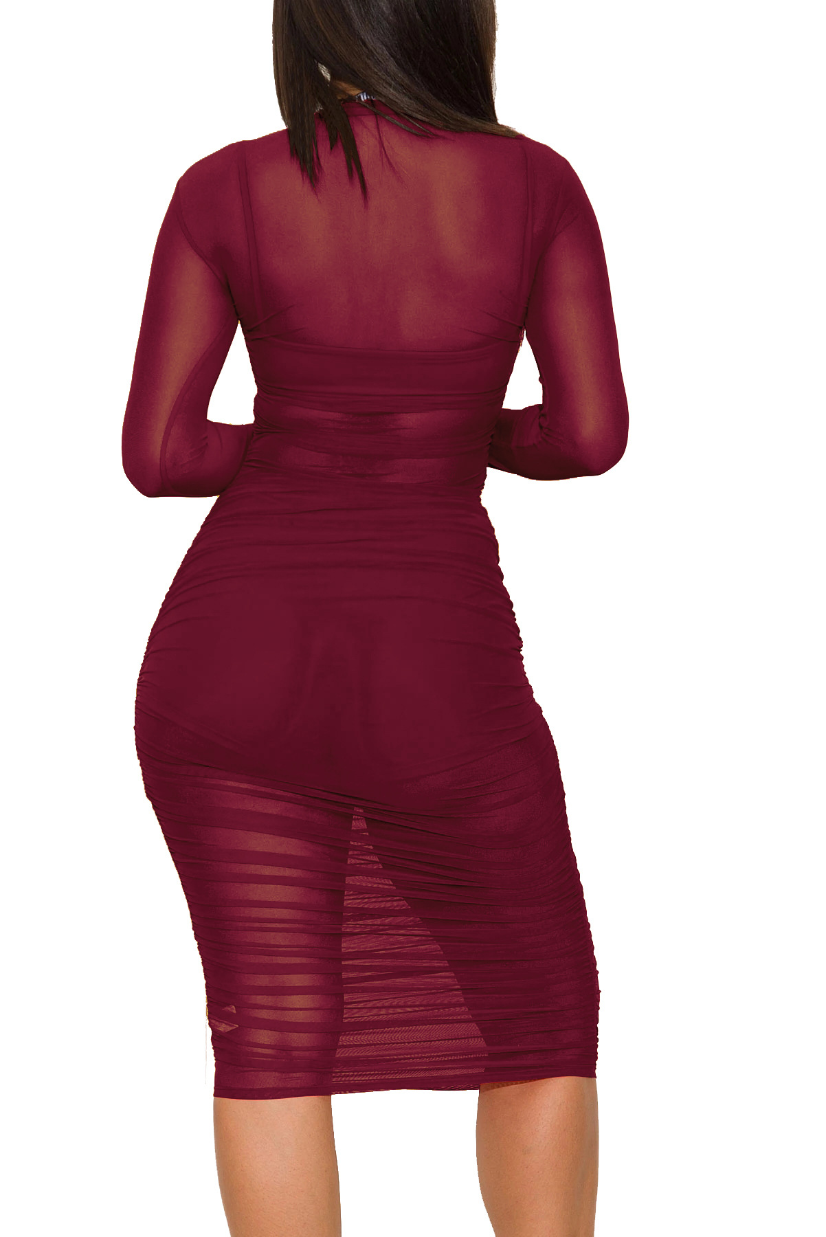 3Pcs Sets Outfits Fashion Women Dresses Solid Mesh See Through Night Club Dress Vest And Shorts Set