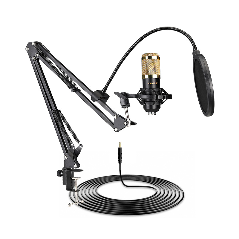 BM800 Karaoke Condenser Microphone Professional Studio Mic Recording Broadcasting Speaker System