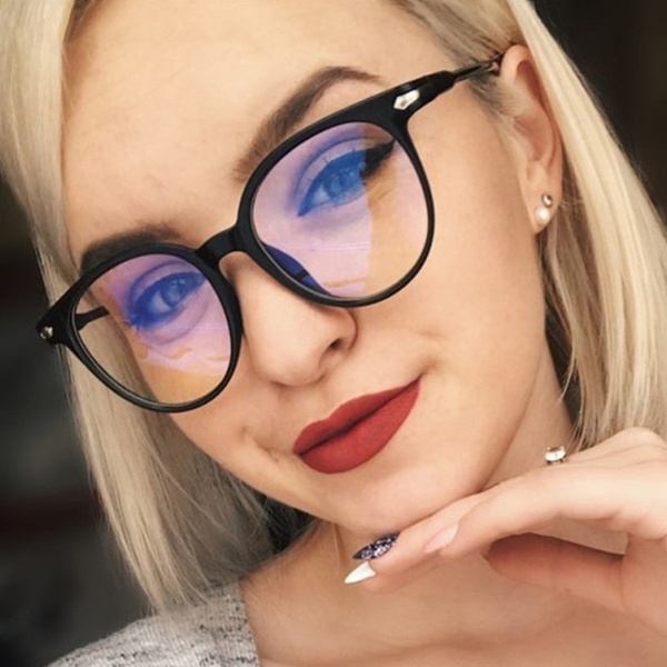 1Pc Spectacle Optical Frame Glasses Clear Lens Vintage Computer Anti-Radiation Eyeglasses