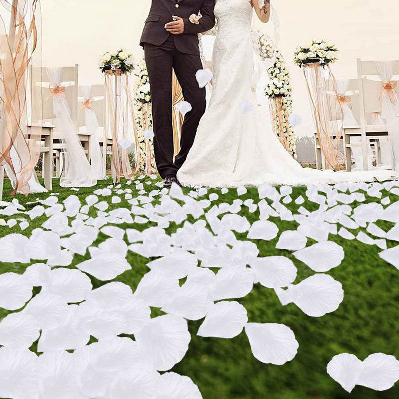 1000PCs Wedding Party Supplies Artificial Flower Rose Petal Fake Petals Wedding Decor Valentine Gift