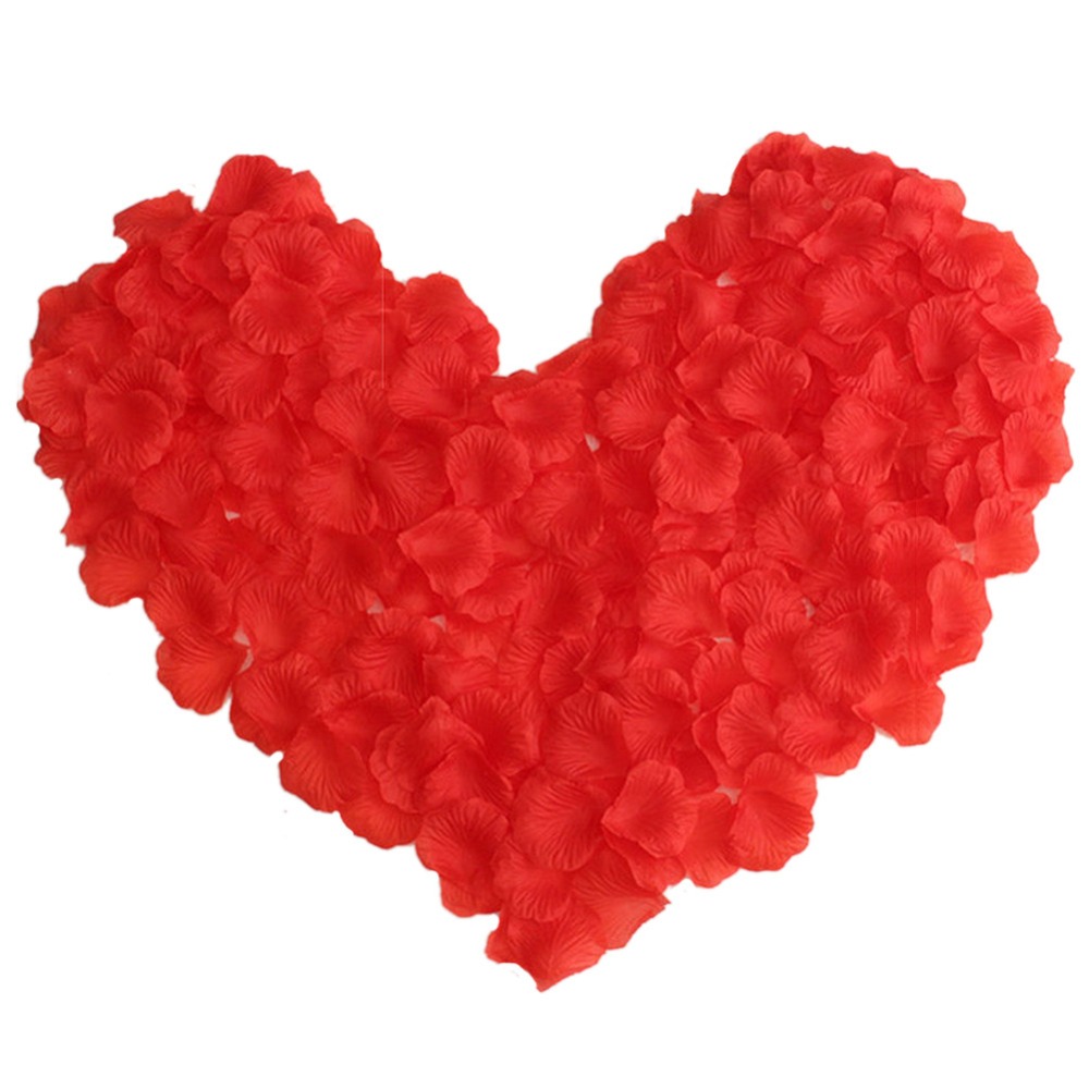1000PCs Wedding Party Supplies Artificial Flower Rose Petal Fake Petals Wedding Decor Valentine Gift