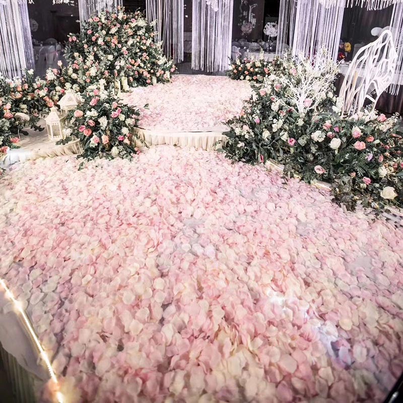 1000PCs Wedding Party Supplies Artificial Flower Rose Petal Fake Petals Wedding Decor Valentine Gift