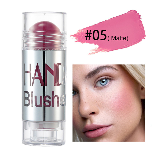 New Blush Makeup Cream Shimmer Contour Cheek Blusher Face Cosmetics Brighten Blush Stick Highlighter