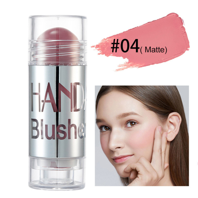 New Blush Makeup Cream Shimmer Contour Cheek Blusher Face Cosmetics Brighten Blush Stick Highlighter