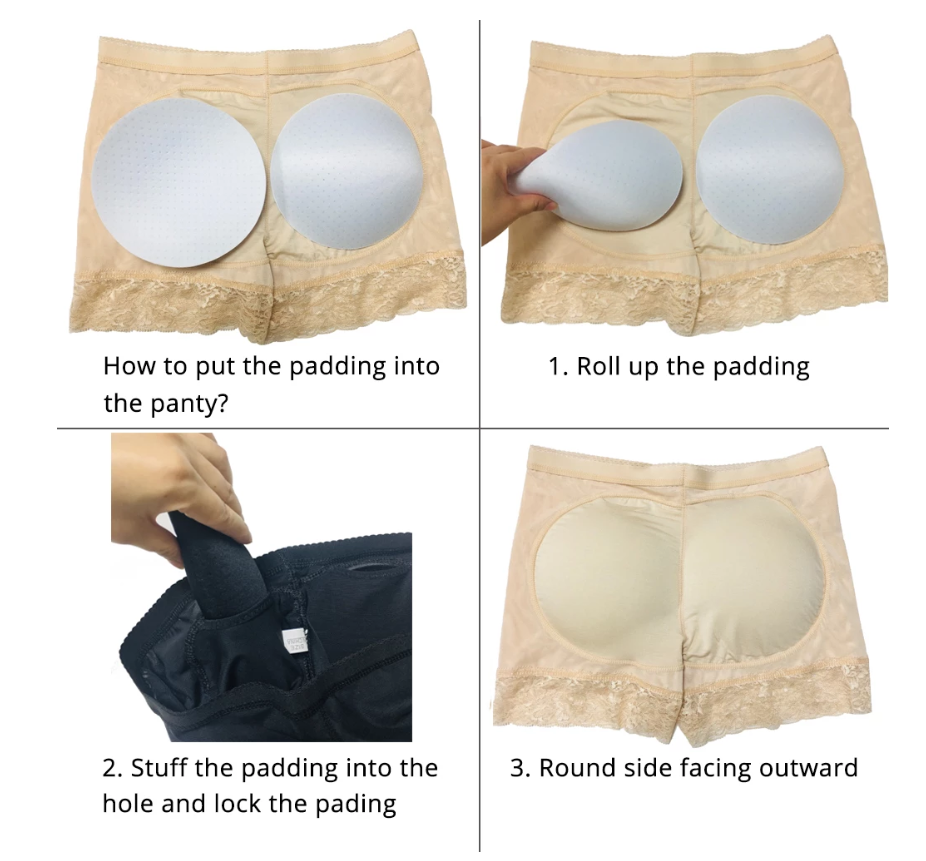 Women Shaper Padded Butt Lifter Panty Hip Enhancer Fake Ass Fake Hip Shapwear Underwear Push Up Panties