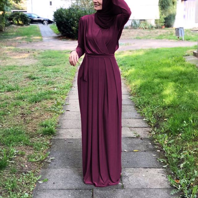 Eid Mubarak Kaftan Dubai Abaya Muslim Fashion Dresses Islam Clothing Abayas Long Maxi Dress