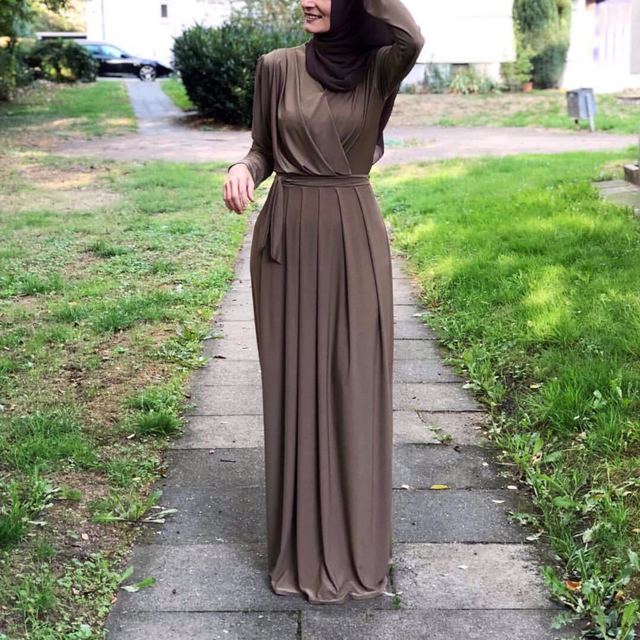 Eid Mubarak Kaftan Dubai Abaya Muslim Fashion Dresses Islam Clothing Abayas Long Maxi Dress