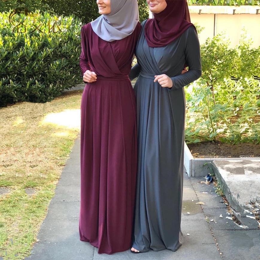 Eid Mubarak Kaftan Dubai Abaya Muslim Fashion Dresses Islam Clothing Abayas Long Maxi Dress