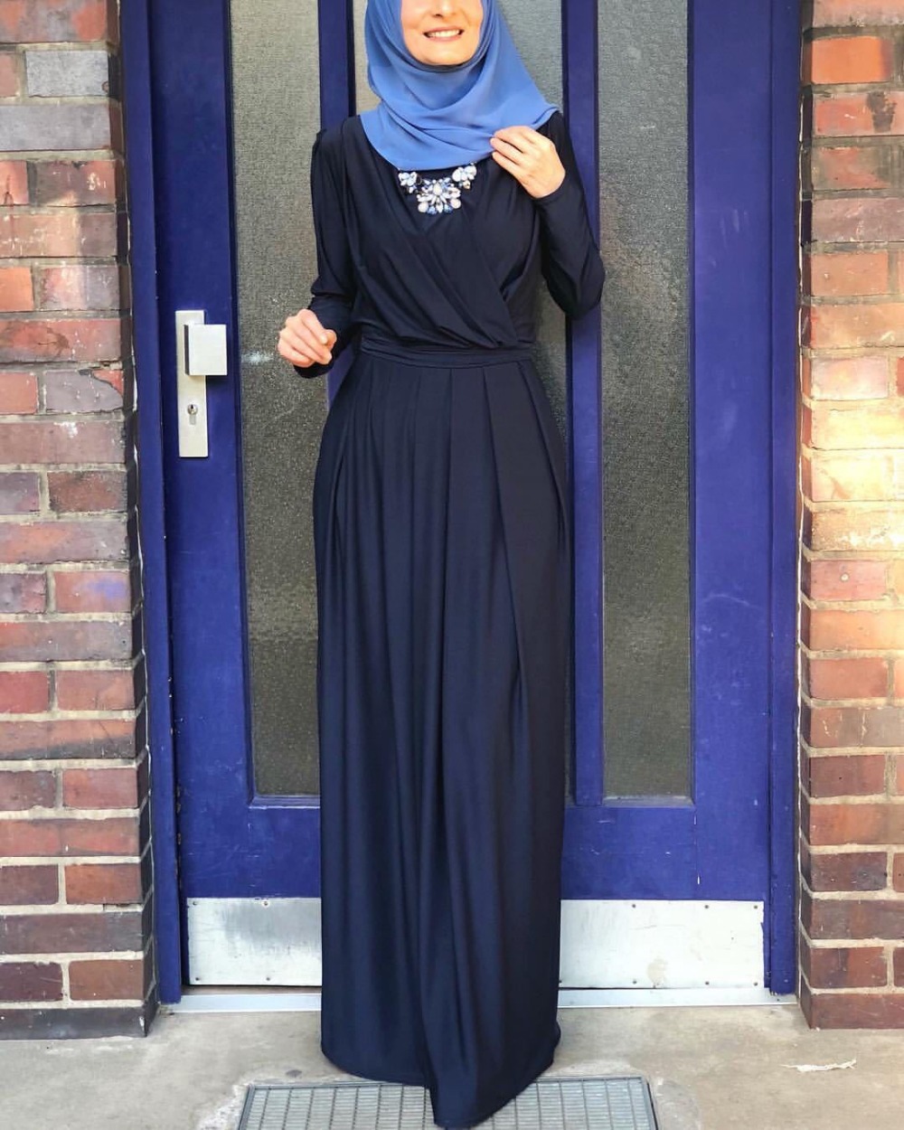 Eid Mubarak Kaftan Dubai Abaya Muslim Fashion Dresses Islam Clothing Abayas Long Maxi Dress