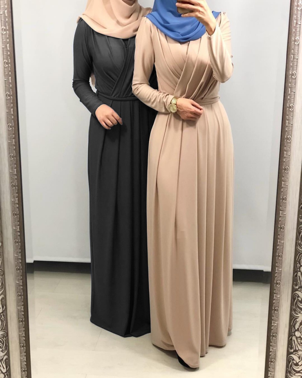 Eid Mubarak Kaftan Dubai Abaya Muslim Fashion Dresses Islam Clothing Abayas Long Maxi Dress