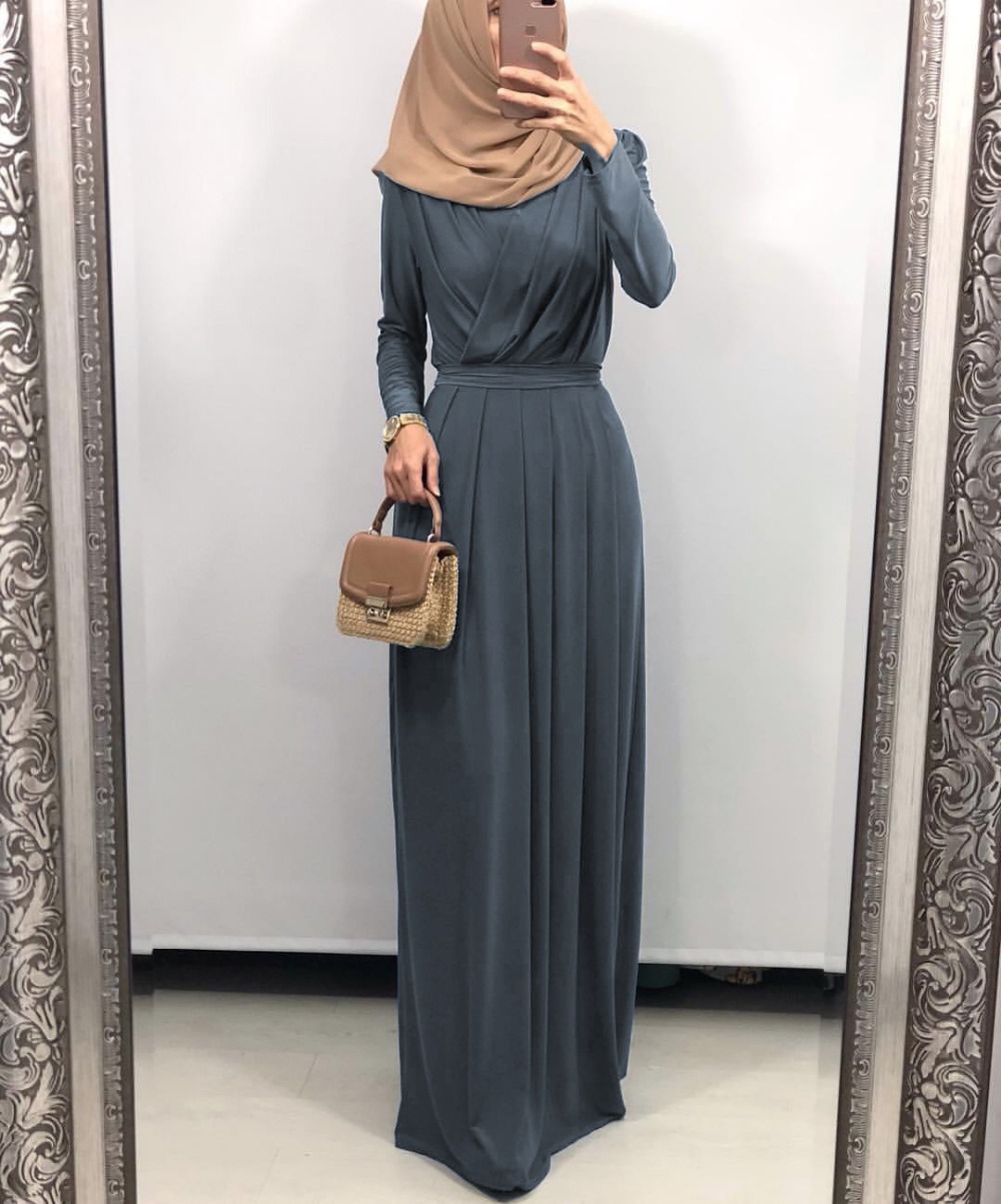 Eid Mubarak Kaftan Dubai Abaya Muslim Fashion Dresses Islam Clothing Abayas Long Maxi Dress