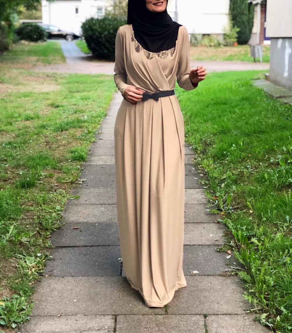Eid Mubarak Kaftan Dubai Abaya Muslim Fashion Dresses Islam Clothing Abayas Long Maxi Dress