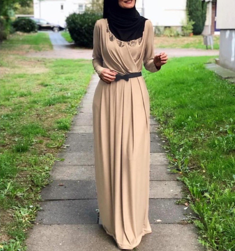 Eid Mubarak Kaftan Dubai Abaya Muslim Fashion Dresses Islam Clothing Abayas Long Maxi Dress