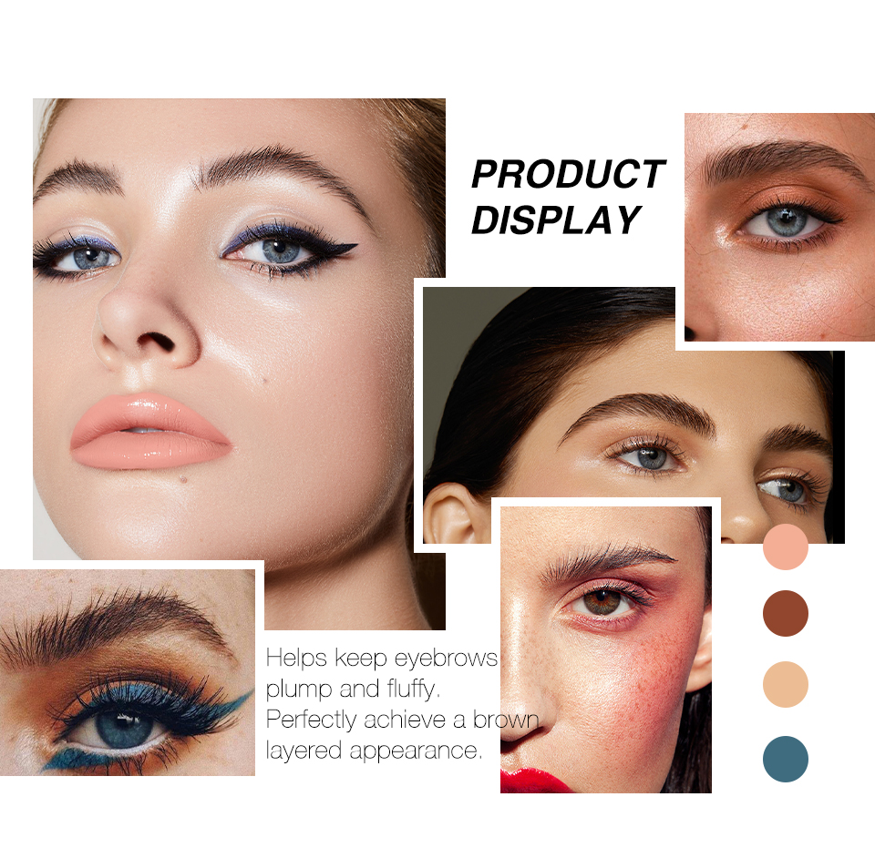 O.TWO.O Eyebrow Soap Wax With Trimmer Fluffy Feathery Eyebrows Pomade Gel For Eyebrow Styling Makeup