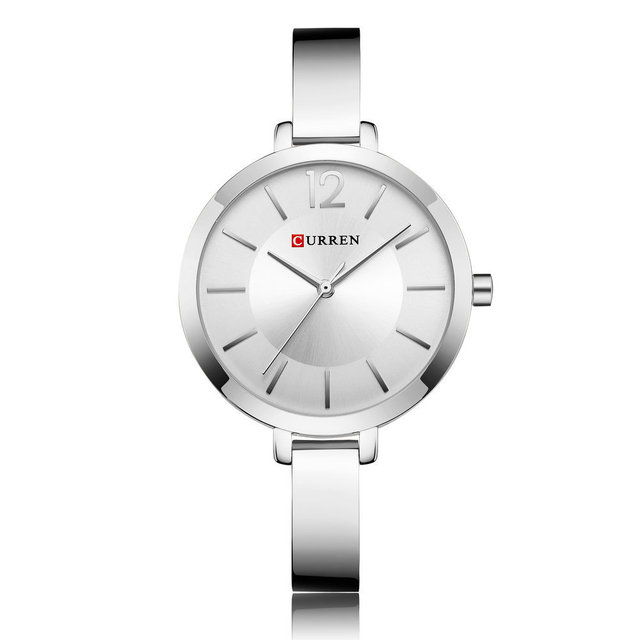 CURREN Fashion Gold Women Watches Stainless Steel Ultra thin Quartz Watch Clock Women&apos;s Watches