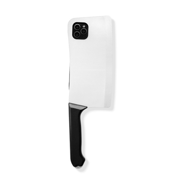 Creativity 3D Silicone Kitchen Knife Phone Cases For iPhone Samsung Huawei OPPO Phones Covers