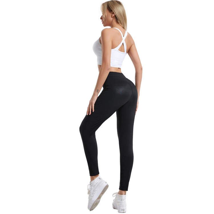 Women Gymwear Silver Ion Coating Thermo Pants Sweat Sauna Body Shaper Waist Trainer Fitness Leggings