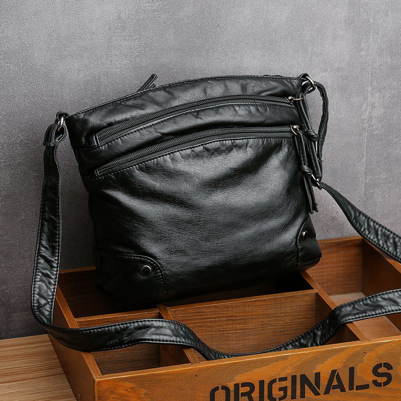 New Fashion Women Bags Multi Pocket Handbags PU Leather Female Mobile Phone Shoulder Bags Purses