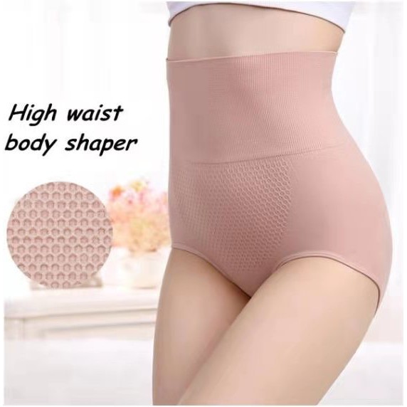 NEW 3D Honeycomb High Waist Women Underwear Sexy Cotton Panties Seamless Body Shaper Lingerie