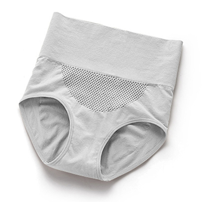 NEW 3D Honeycomb High Waist Women Underwear Sexy Cotton Panties Seamless Body Shaper Lingerie