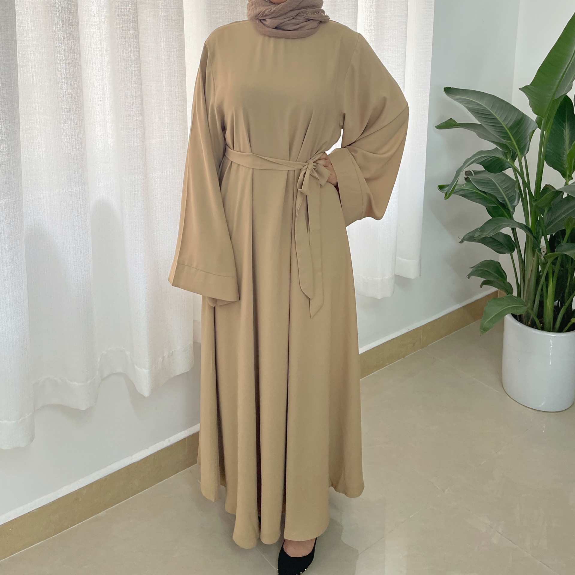 Plus Size Fashion Islamic Clothing Muslim Dresses Abayas Women Abaya Dubai Maxi Dresses