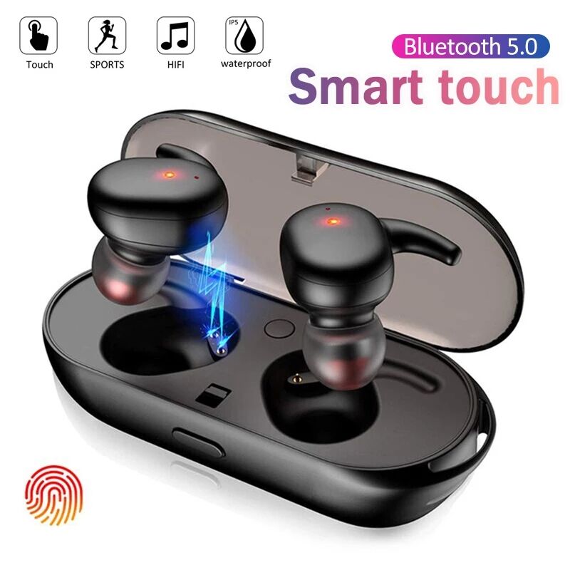 New TWS Wireless Earphones 5.0 Noise Cancelling Earpods  Bluetooth Earphones For  For Android & IOS Smart Phones