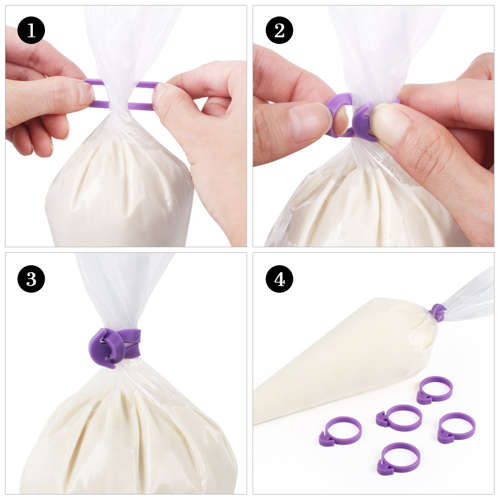 18PCS/Set Cake Decor Tools Reusable Pastry Bags Tips Icing Piping Nozzles Scraper With Storage Box Kitchen & Dining room appliances