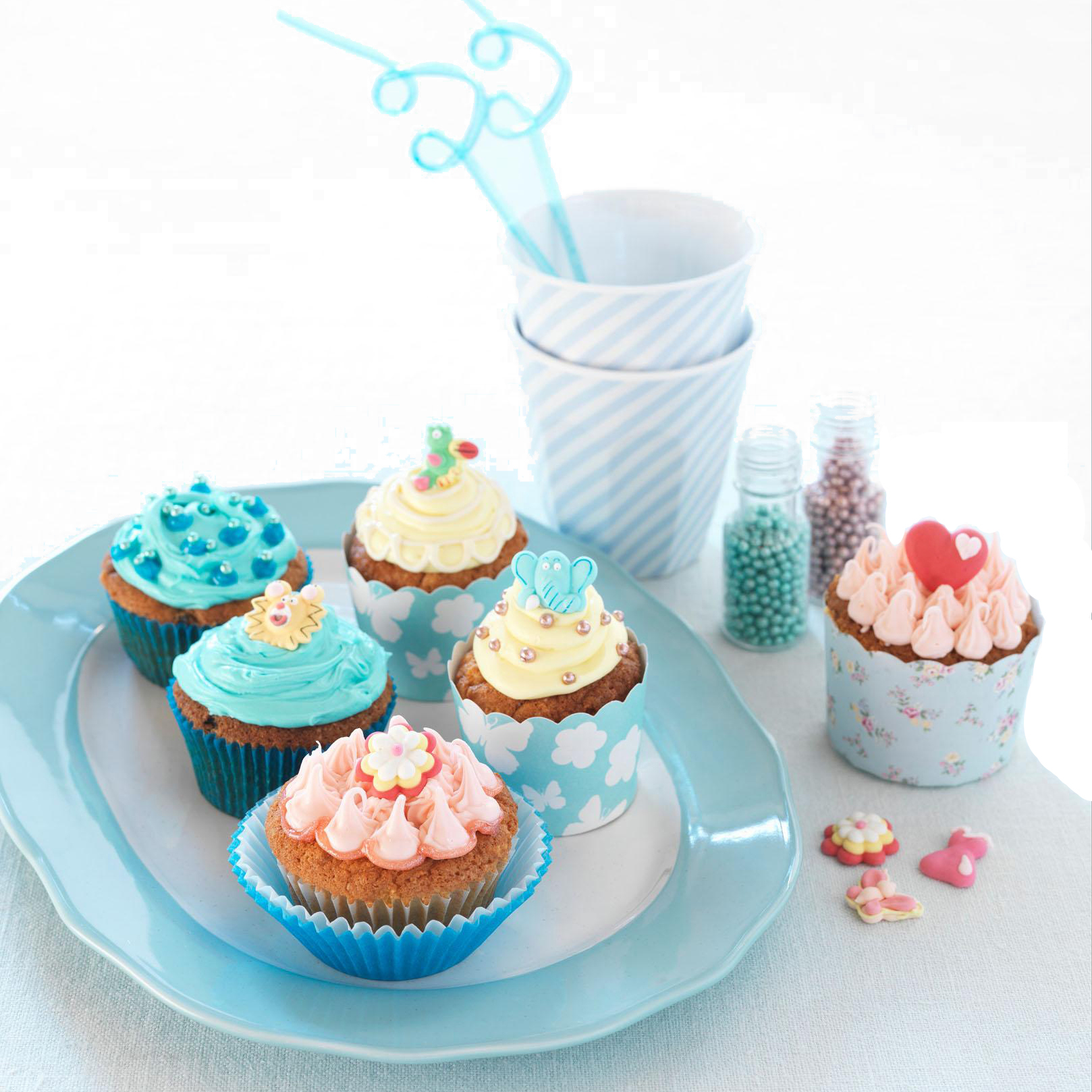 18PCS/Set Cake Decor Tools Reusable Pastry Bags Tips Icing Piping Nozzles Scraper With Storage Box Kitchen & Dining room appliances