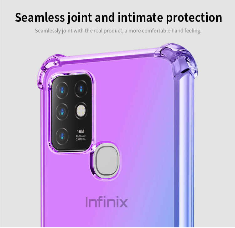New Shockproof Silicone Phone Cases For Infinix Note 7 Note 10 Pro Hot 8 9 TECNO Phones Cover