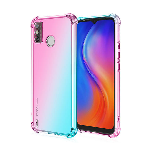 New Shockproof Silicone Phone Cases For Infinix Note 7 Note 10 Pro Hot 8 9 TECNO Phones Cover