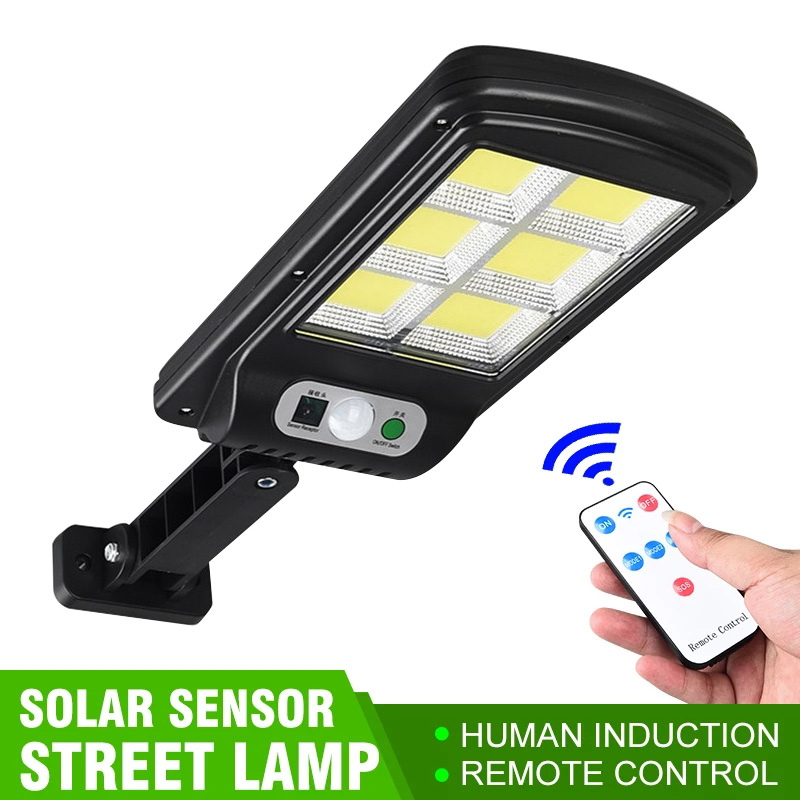 New Solar Light PIR Motion Sensor Garden Outdoor LED Lighting Waterproof Smart Remote Control Lamp Solar Power Street Lamp