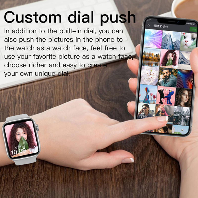 New T500+ PLUS Smart Watch 1.75 Inch Games Call Heart Rate Blood Pressure Fitness Tracker Smartwatch For Smart Phones