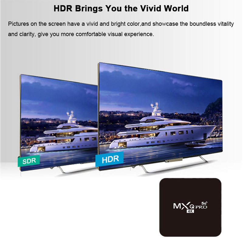 New MXQ PRO 4K TV Box 8GB + 128GB Android 11.0 Smart TVBOX Media Player Upgraded Version