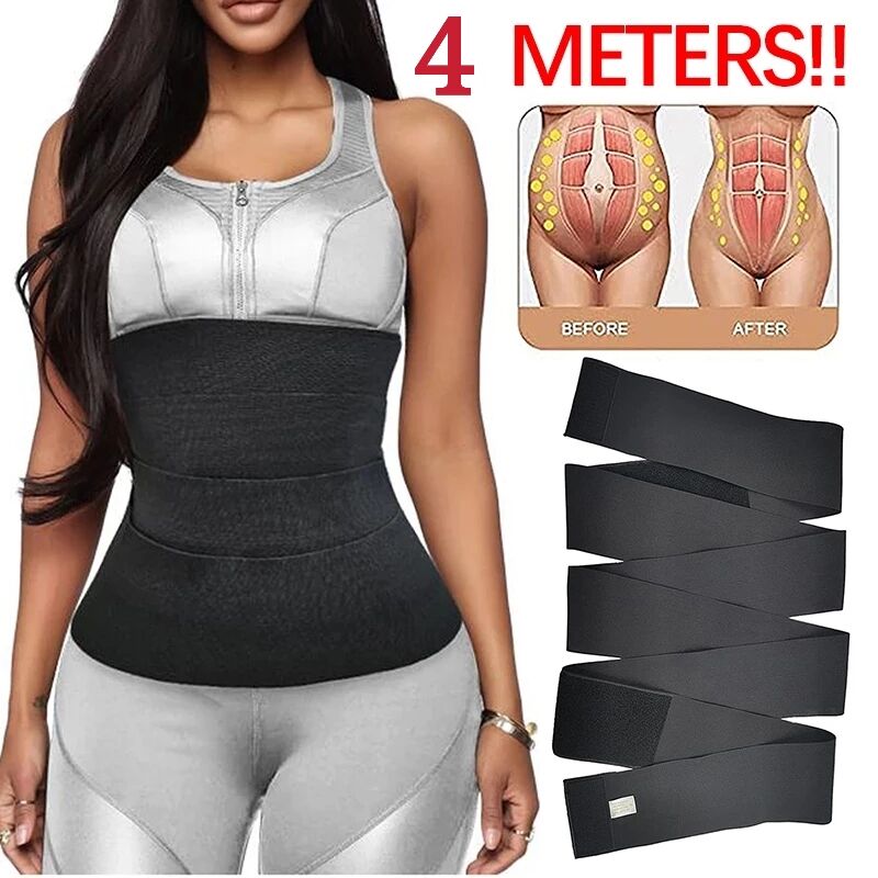 New Waist Trainer Shaperwear Belt Women Slimming Tummy Wrap Belt Resistance Bands Corsets Body Shaper Snatch Me Up Bandage Wrap