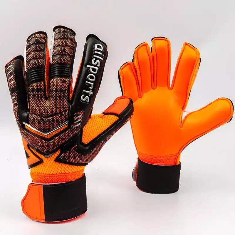New Design Professional Football Gloves Soccer Goalkeeper Glvoes Latex Finger Protection Children Adults Football Gloves
