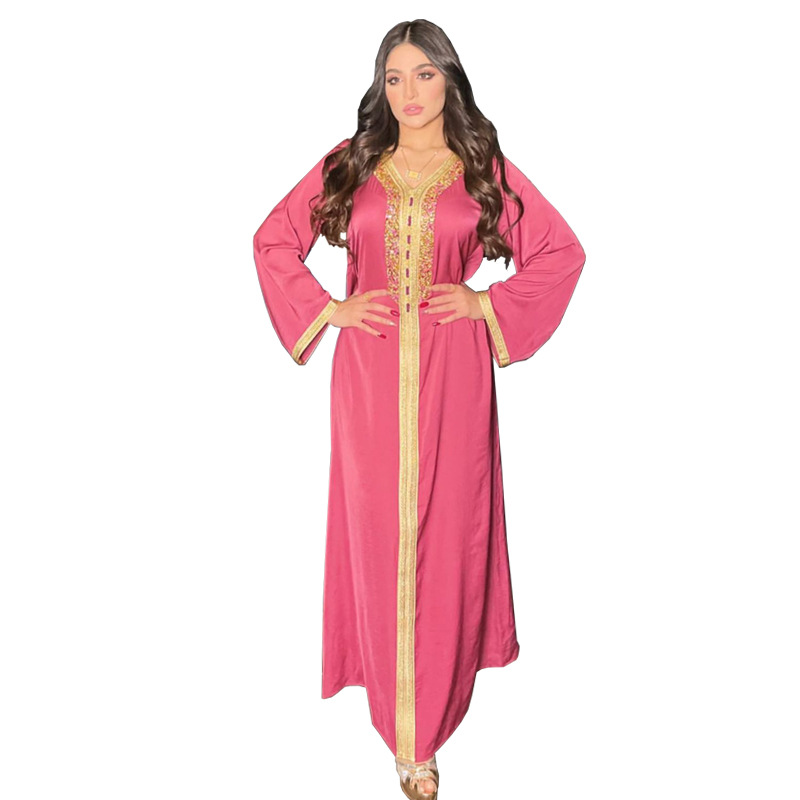 MD Eid Abaya Dubai Turkish Islamic Clothing Kaftan Long Dresses For Muslim Women Evening Gowns Malaysia Elegant Dresses