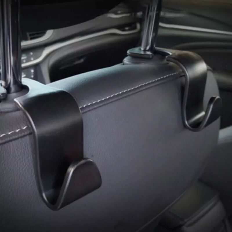 2/4Pcs Universal Car Seat Hooks Rear Interior Accessories Hanging Cloth Handbags  Hanger Auto Back Seat Organizer