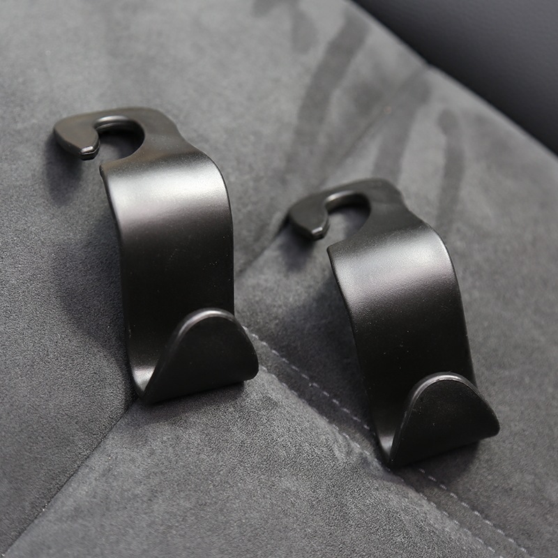 2/4Pcs Universal Car Seat Hooks Rear Interior Accessories Hanging Cloth Handbags  Hanger Auto Back Seat Organizer
