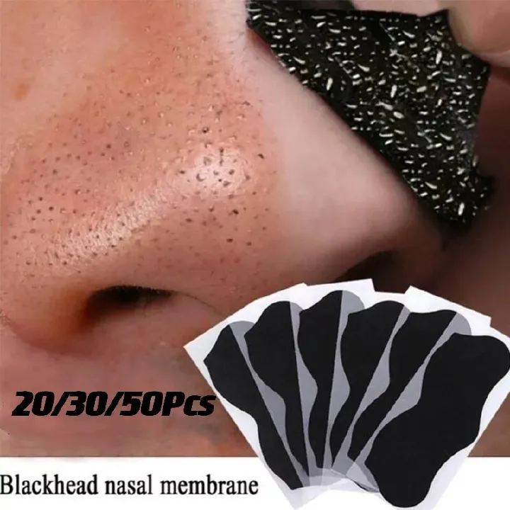 20/30/50PCS Nose Blackhead Remover Mask Deep Cleansing Skin Care Shrink Pore Acne Treatment Mask Nose Black dots Pore Clean Strips