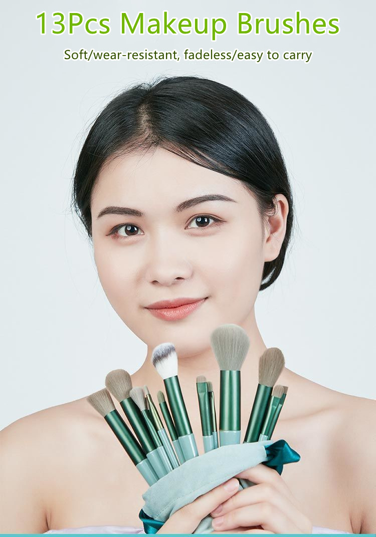 13Pcs Makeup Brush Set Foundation Powder Eyebrow Eyeshadow Blending Blush Double Head Brush Beauty Make Up Kit Tool