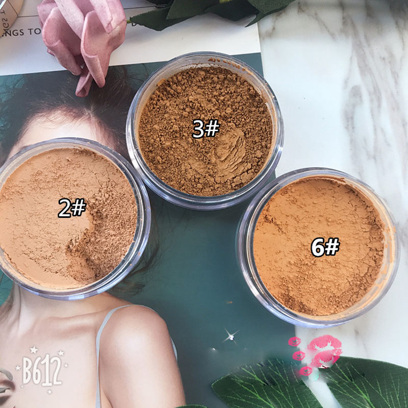 New Makeup Loose Powder Matte Mineral Oil-control Long-lasting Face Concealer Finishing Bronzer Contour Loose Setting Powder
