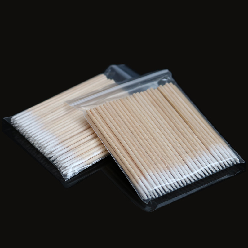 New Disposable Cotton Swab Lint Free Cotton Buds Swabs Ear Clean Eyelash Extension Eyebrow Lips Eyeliner Tattoo Makeup Tools