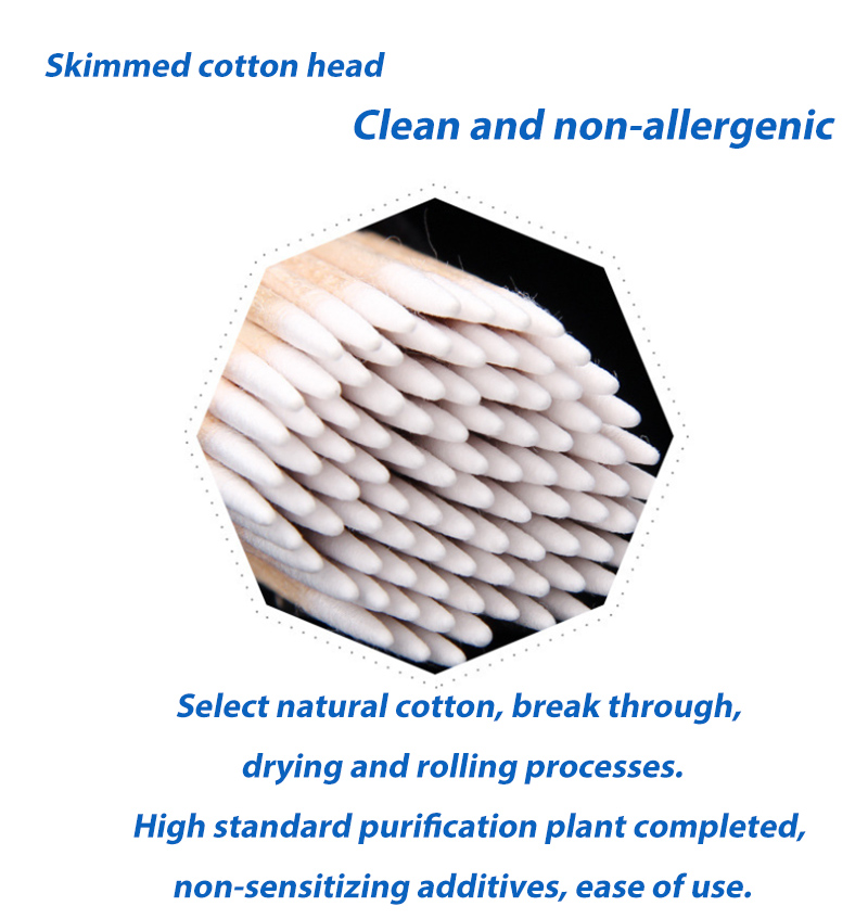 New Disposable Cotton Swab Lint Free Cotton Buds Swabs Ear Clean Eyelash Extension Eyebrow Lips Eyeliner Tattoo Makeup Tools