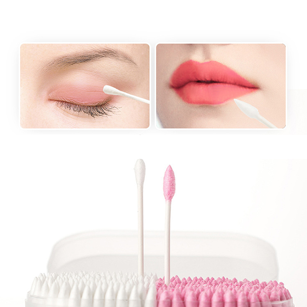 100/200/300Pcs Disposable Home Dual Heads Ear Cleaning Makeup Tools Cotton Swabs Buds Nose Ears Cleaning Tools