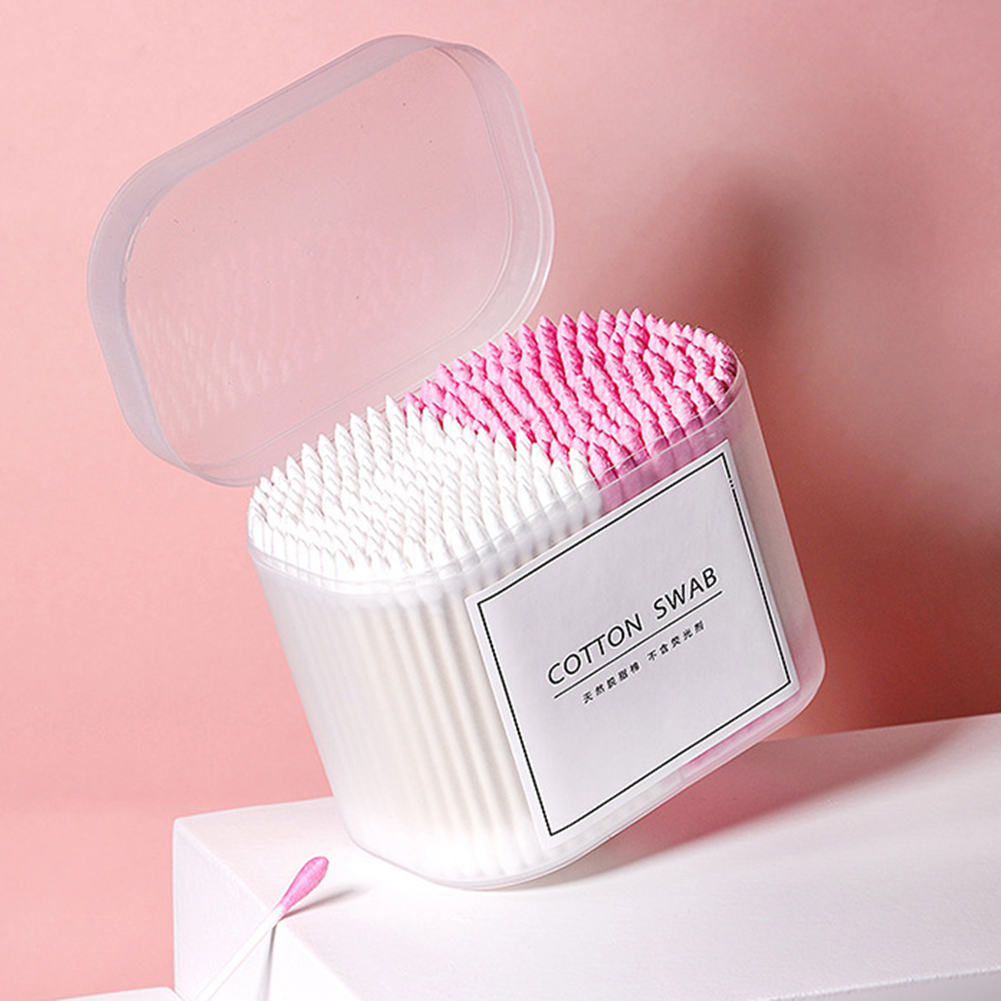 100/200/300Pcs Disposable Home Dual Heads Ear Cleaning Makeup Tools Cotton Swabs Buds Nose Ears Cleaning Tools